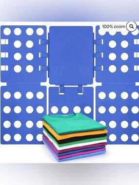 Collapsible Blue Shirt Folding Board